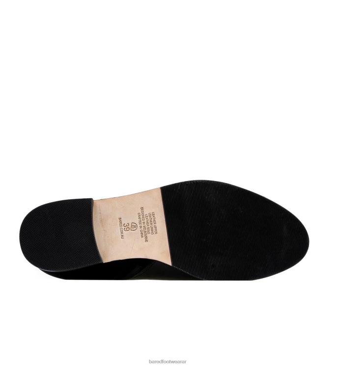Bared Footwear mujer moa 2 botas planas de neopreno y piel de cocodrilo negro 4Z004294