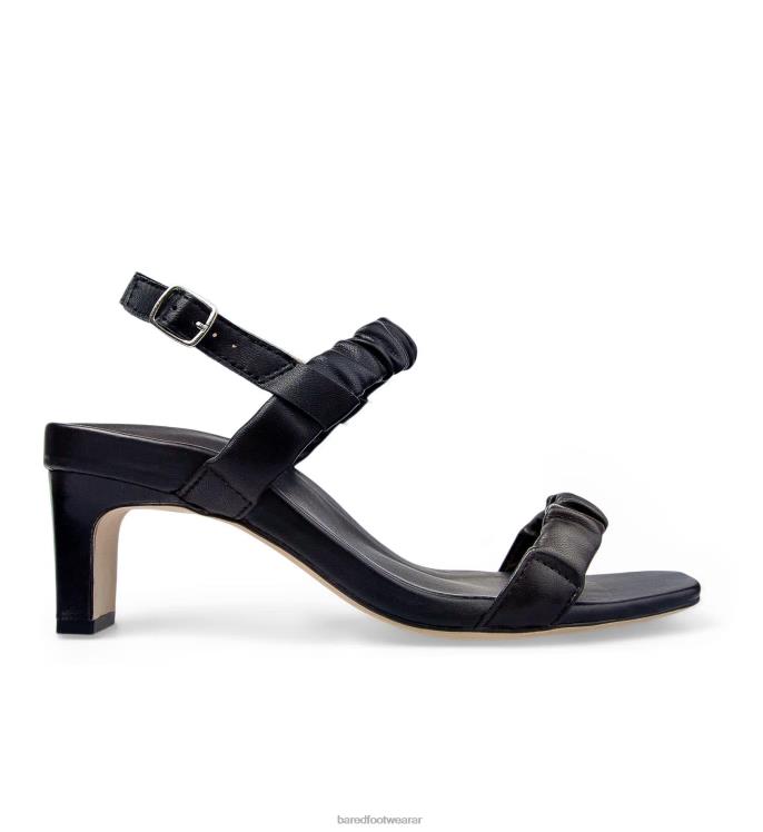 Bared Footwear mujer momoto tacones bajos de cuero negro 4Z004270