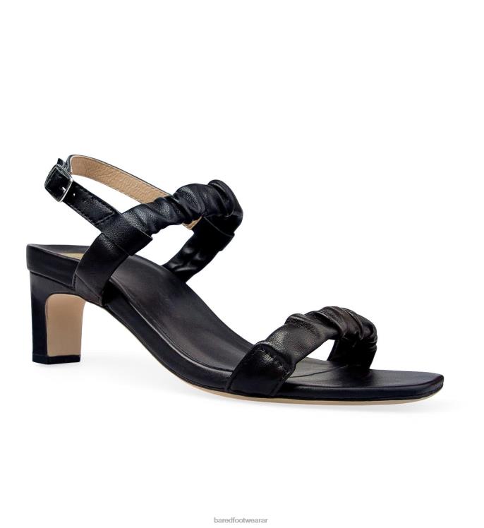 Bared Footwear mujer momoto tacones bajos de cuero negro 4Z004270