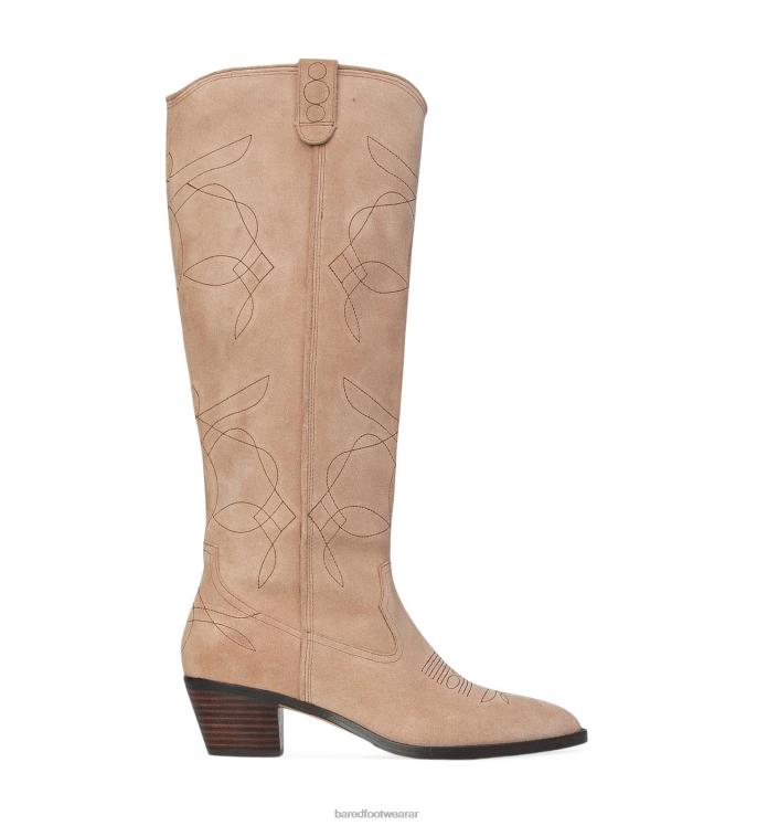 Bared Footwear mujer myna bota plana ante moka 4Z004288