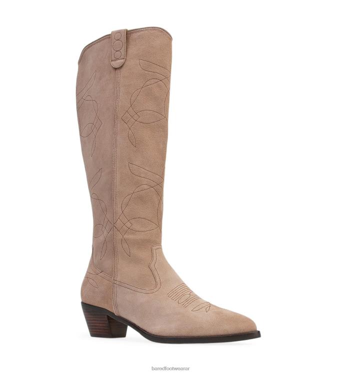 Bared Footwear mujer myna bota plana ante moka 4Z004288