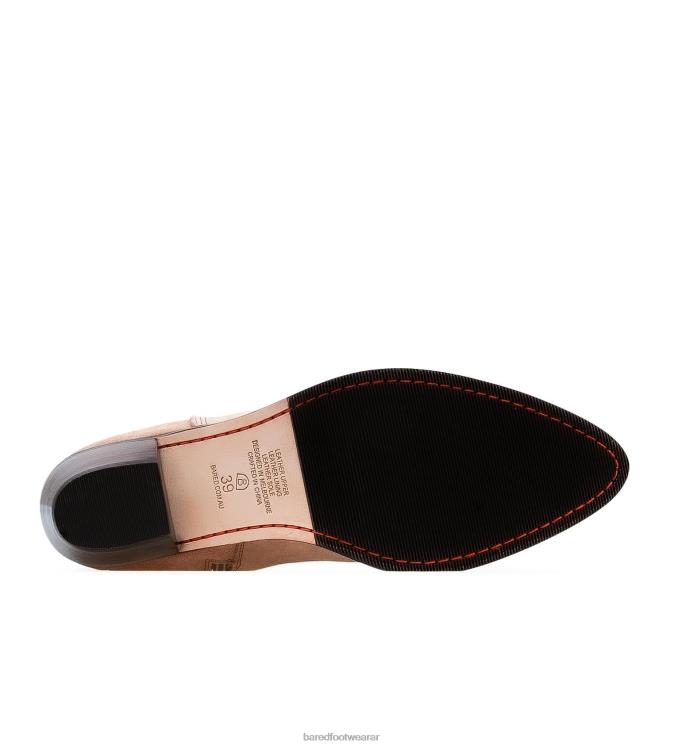 Bared Footwear mujer myna bota plana ante moka 4Z004288