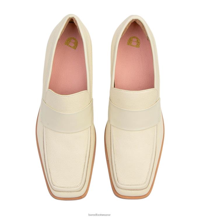 Bared Footwear mujer paujil mocasines crudos de piel granulada 4Z004233