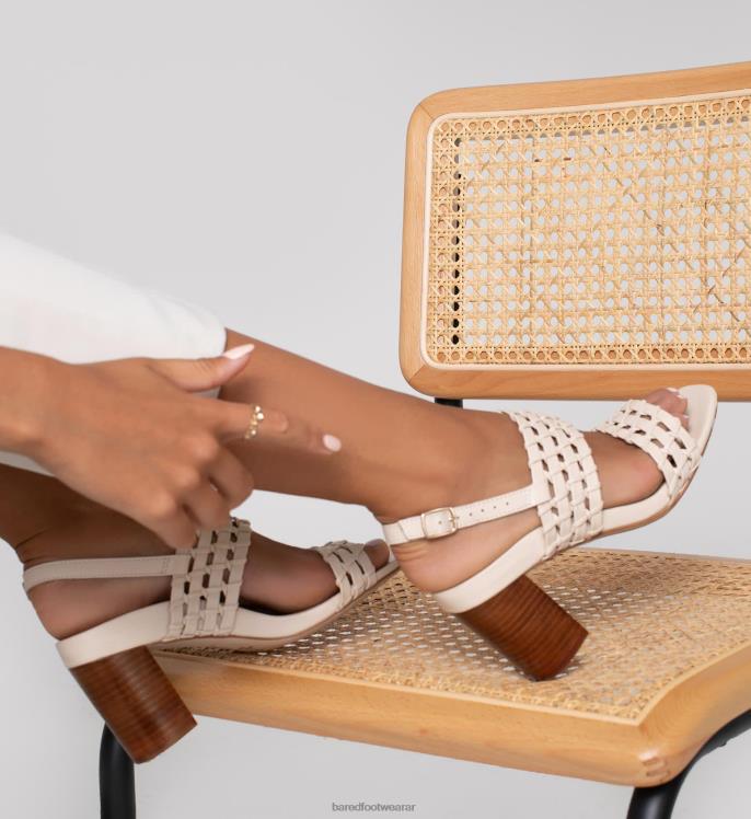 Bared Footwear mujer picozapato tacones altos de cuero crudo 4Z004245