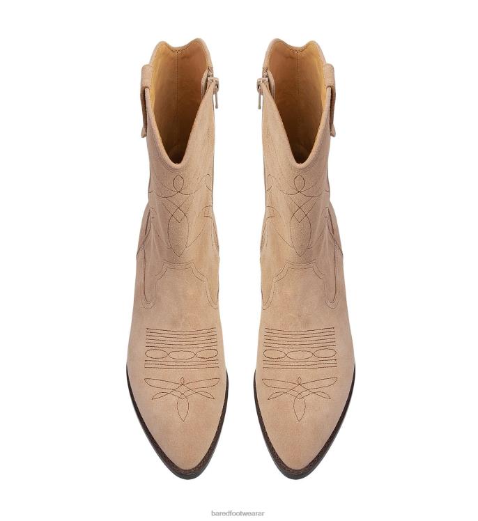 Bared Footwear mujer pájaro campanero botas planas ante moka 4Z004207