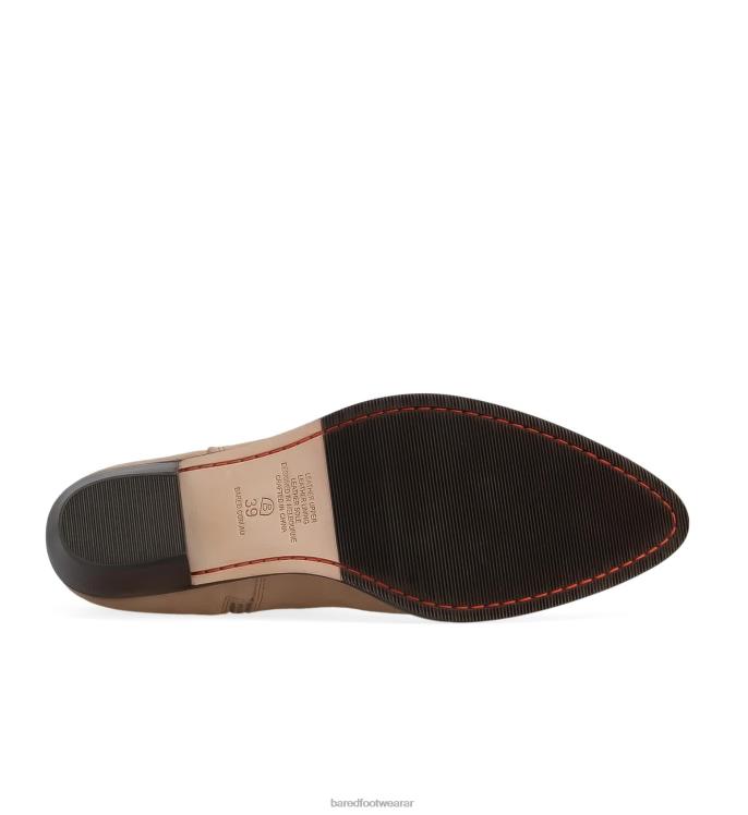 Bared Footwear mujer pájaro campanero botas planas ante moka 4Z004207