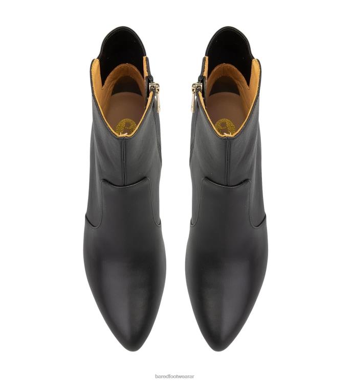 Bared Footwear mujer rapaz 2 botas de tacón de cuero negro 4Z00496