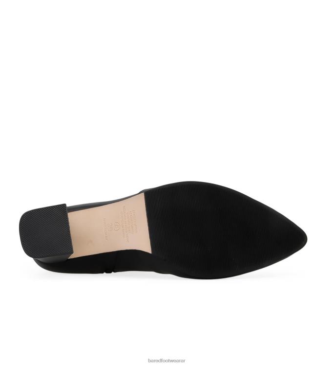 Bared Footwear mujer rapaz 2 botas de tacón de cuero negro 4Z00496