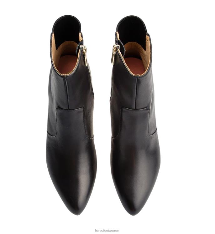 Bared Footwear mujer rapaz botas de tacón de cuero negro 4Z004276