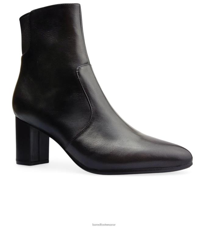 Bared Footwear mujer rapaz botas de tacón de cuero negro 4Z004276