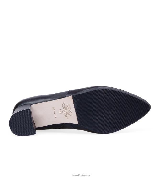 Bared Footwear mujer rapaz botas de tacón de cuero negro 4Z004276