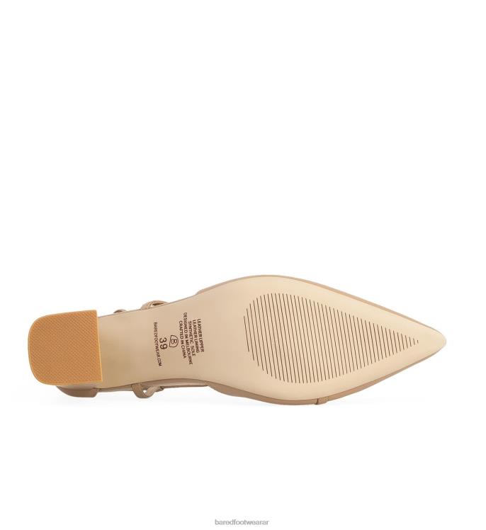 Bared Footwear mujer rosella 2 tacones altos de cuero topo 4Z004186