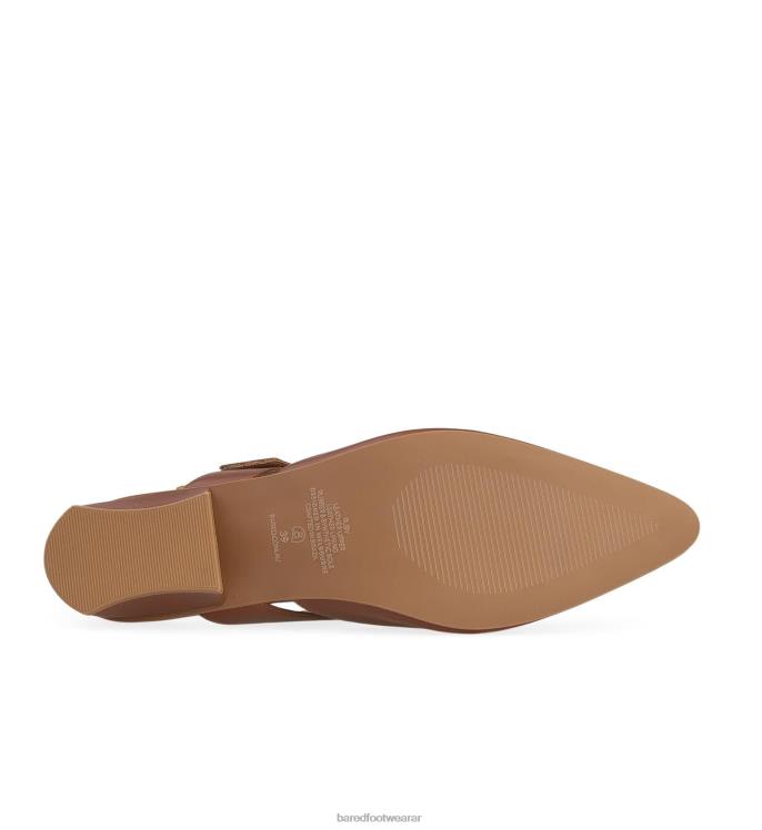 Bared Footwear mujer rubí bailarinas de cuero café 4Z004260