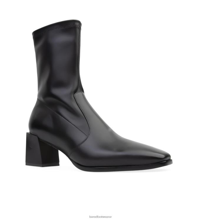 Bared Footwear mujer ruiseñor botas de tacón de cuero negro 4Z004151
