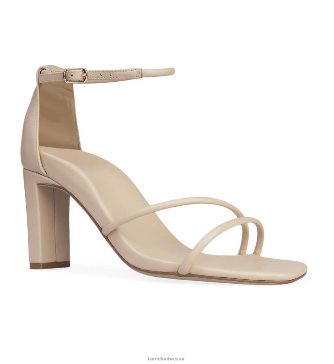 Bared Footwear mujer rápido tacones altos de cuero arena 4Z004214