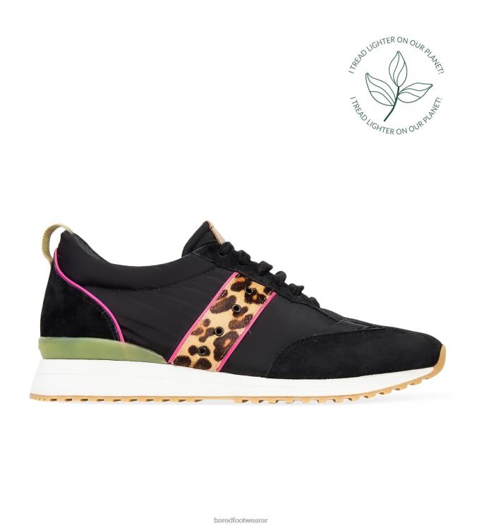 Bared Footwear mujer sacre zapatillas mezcla negras 4Z00490