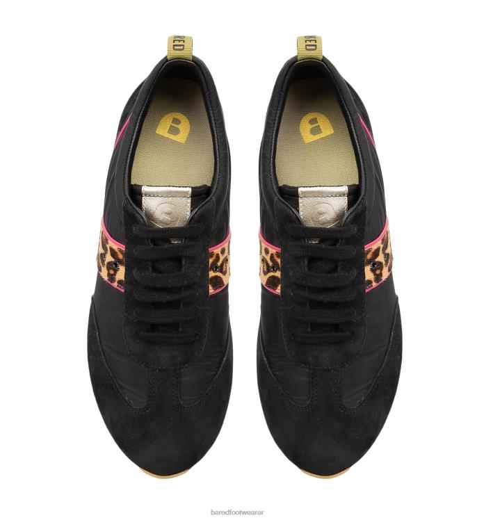 Bared Footwear mujer sacre zapatillas mezcla negras 4Z00490