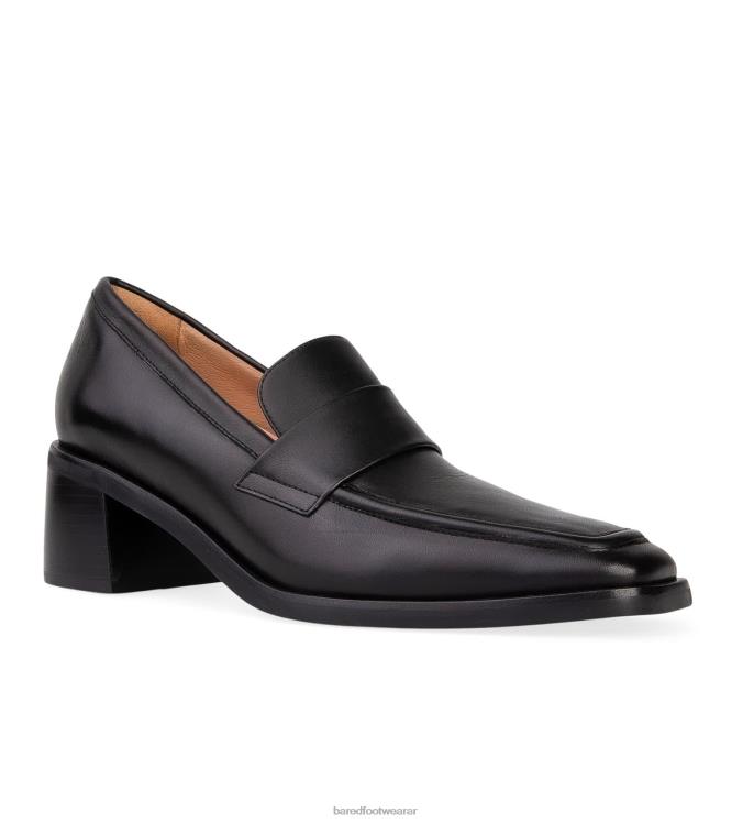 Bared Footwear mujer tangara tacones altos de cuero negro 4Z004223
