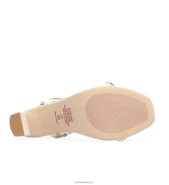 Bared Footwear mujer verderón tacones altos de cuero crudo 4Z004264