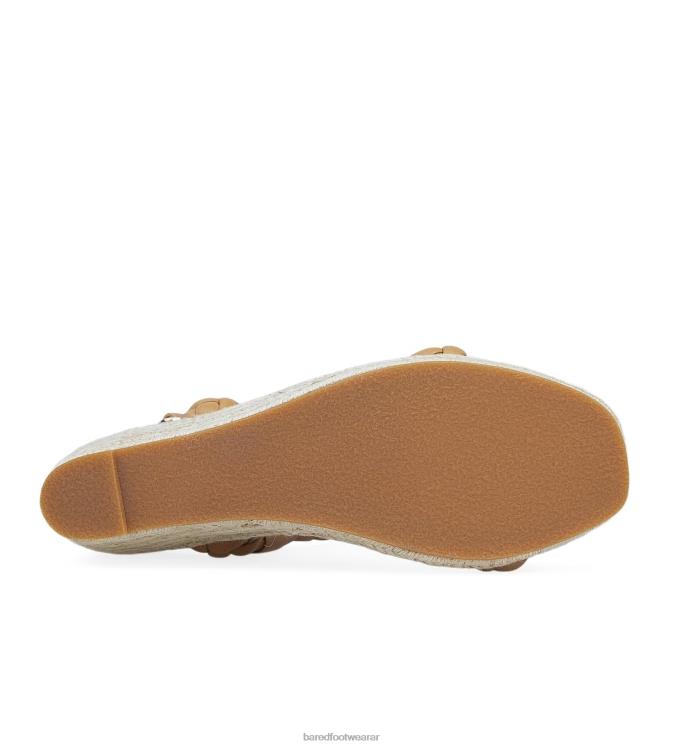 Bared Footwear mujer yuhina cuñas de cuero tostado 4Z004246