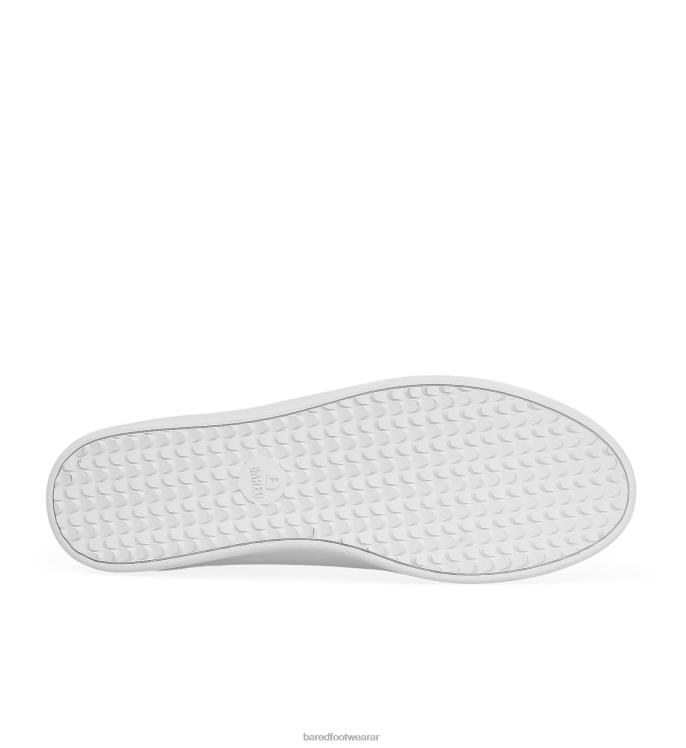 Bared Footwear mujer zarapito trinador zapatillas blancas de cuero y estrellas doradas 4Z004198