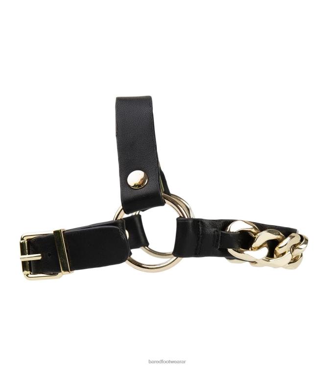 Bared Footwear unisexo arnés de arranque accesorios de cuero negro 4Z004329