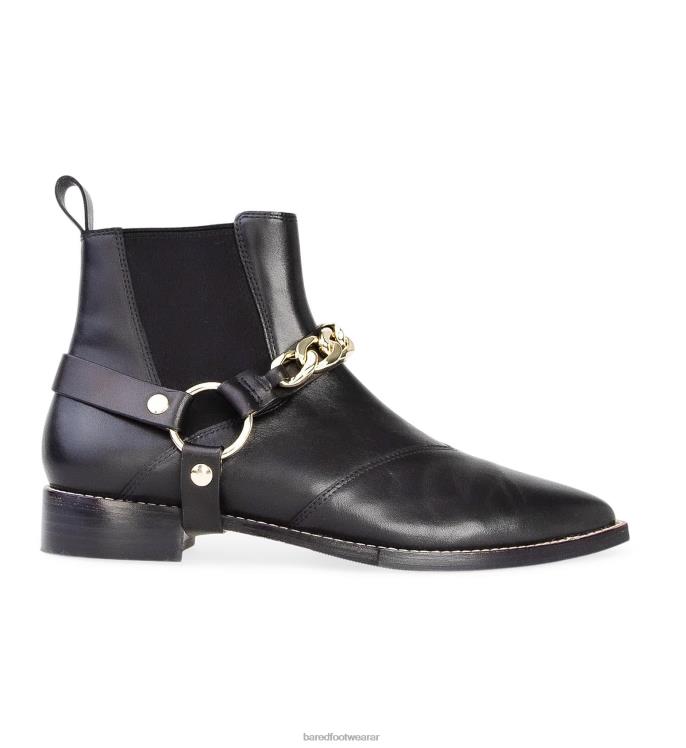 Bared Footwear unisexo arnés de arranque accesorios de cuero negro 4Z004329
