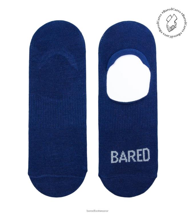 Bared Footwear unisexo calcetines invisibles azul marino y gris 4Z004341