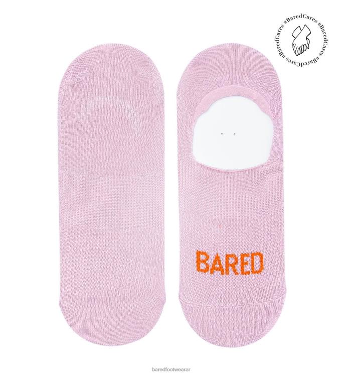 Bared Footwear unisexo calcetines invisibles rosa y naranja 4Z004337