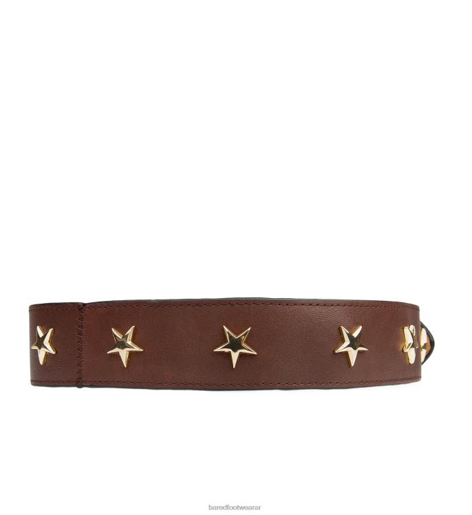 Bared Footwear unisexo collar de perro cuero marrón 4Z004358