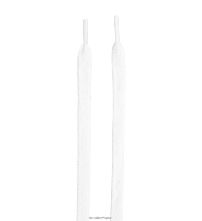 Bared Footwear unisexo cordones de algodón reciclado cordones de algodón blanco 4Z004335