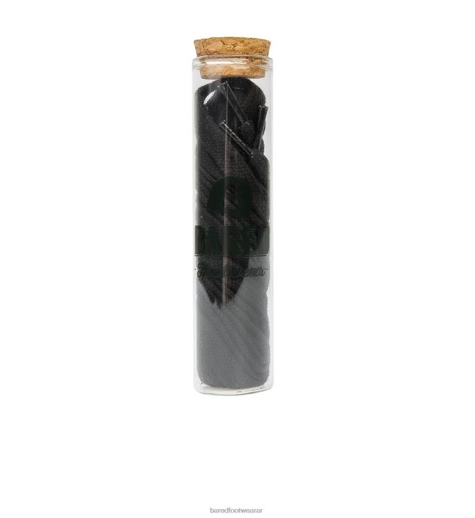 Bared Footwear unisexo cordones de algodón reciclado cordones de algodón negro 4Z004336