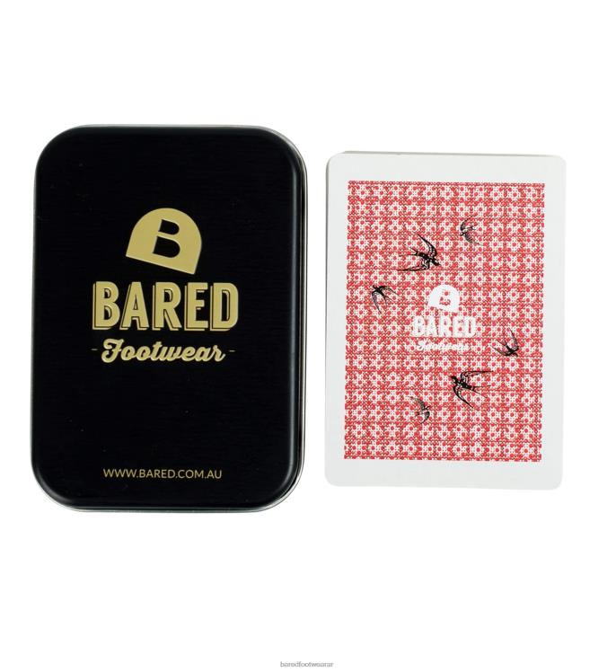 Bared Footwear unisexo naipes desnudos blanco negro 4Z004349