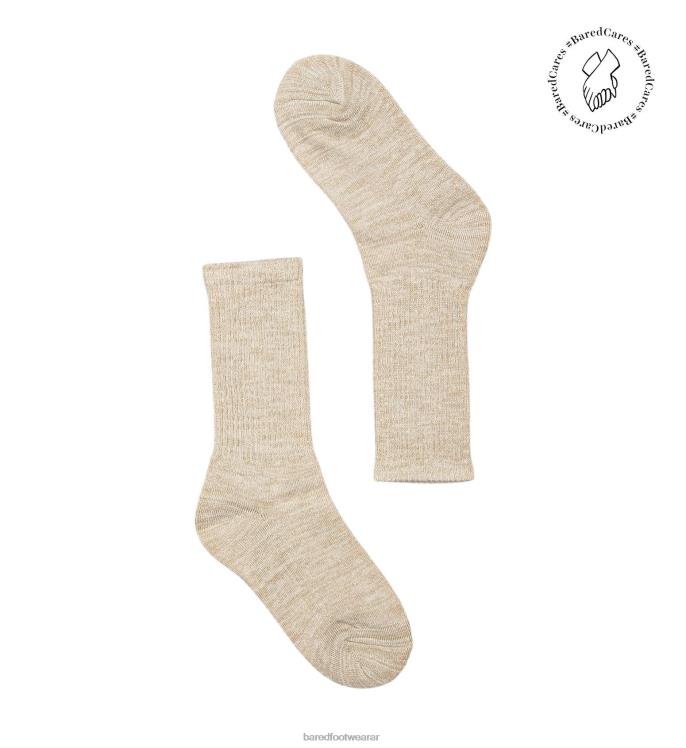 Bared Footwear unisexo paquete de 2 pares de calcetines calcetines de avena marle 4Z004331