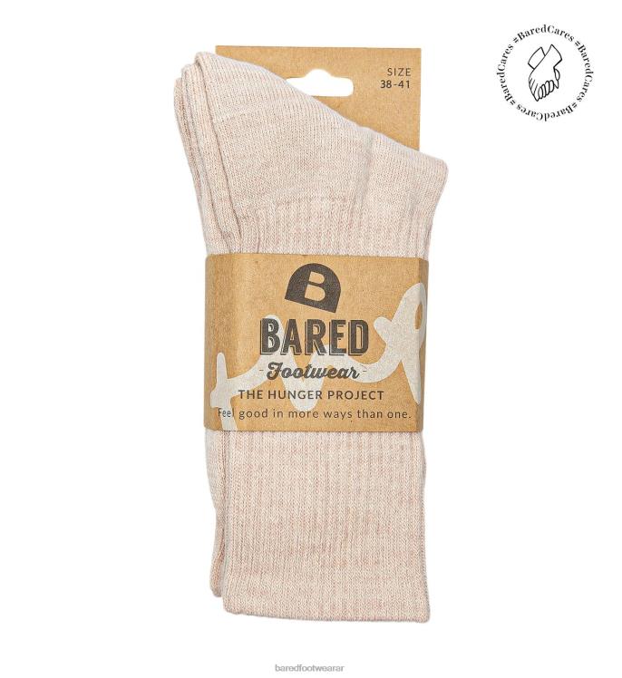 Bared Footwear unisexo paquete de 2 pares de calcetines calcetines rosa marle 4Z004330