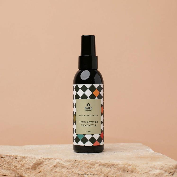 Bared Footwear unisexo spray ecológico para agua y manchas cuidado del cuero desnudo 4Z004308