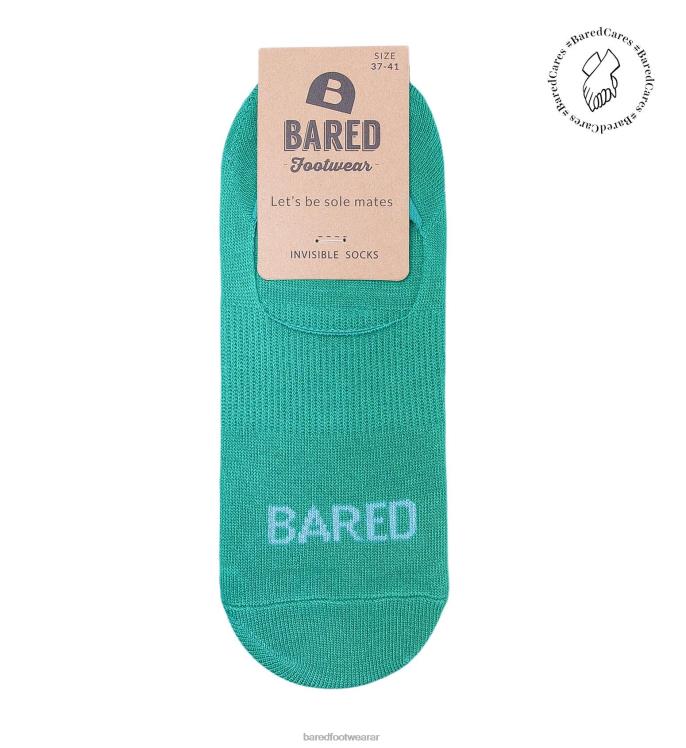 Bared Footwear unisexo calcetines invisibles verde azulado y azul 4Z004339