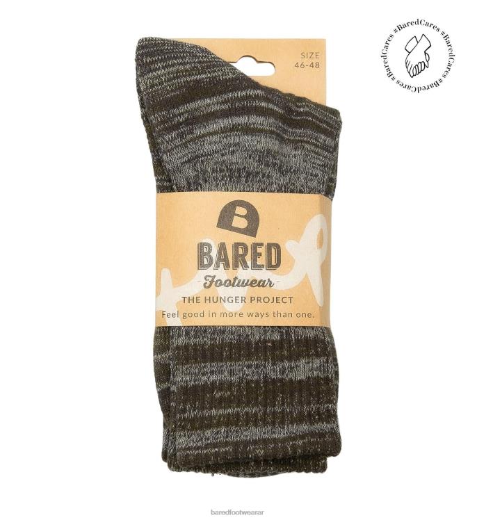 Bared Footwear unisexo paquete de 2 pares de calcetines calcetines para botas paquete de 2 calcetines caqui marle 4Z004351
