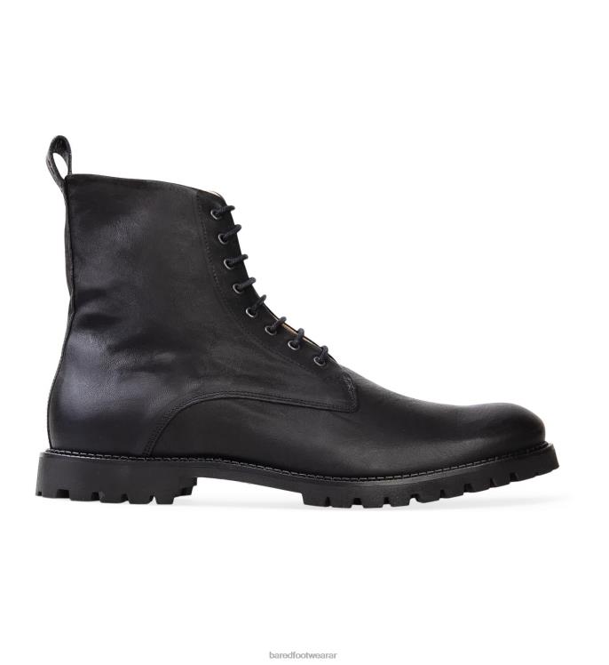 Bared Footwear hombres selenio 2 botas negras de cuero encerado 4Z0043