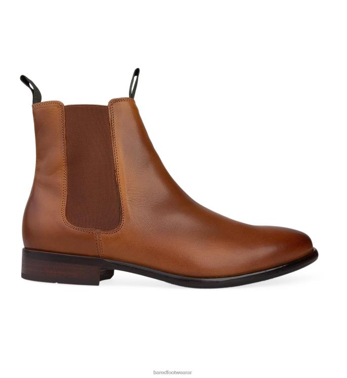 Bared Footwear hombres talio botas de cuero tostado 4Z00431