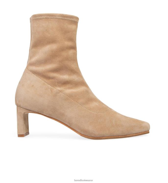 Bared Footwear mujer imitar botas de ante con tacón de conchas marinas 4Z00498