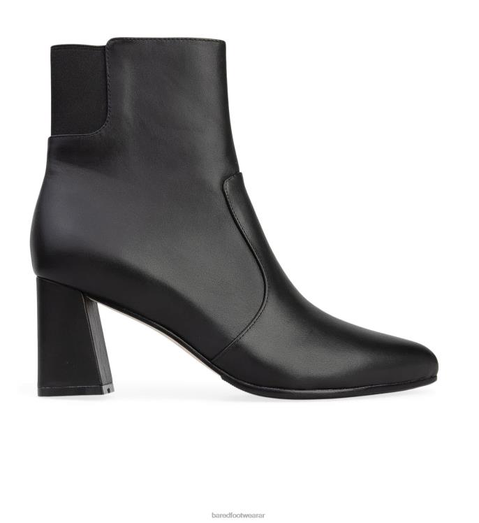 Bared Footwear mujer rapaz 2 botas de tacón de cuero negro 4Z00496