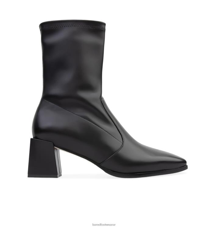 Bared Footwear mujer ruiseñor botas de tacón de cuero negro 4Z004151